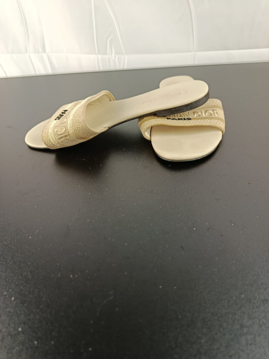 Papuci, Dama, Christian Dior, Crem,nr 37 [2]