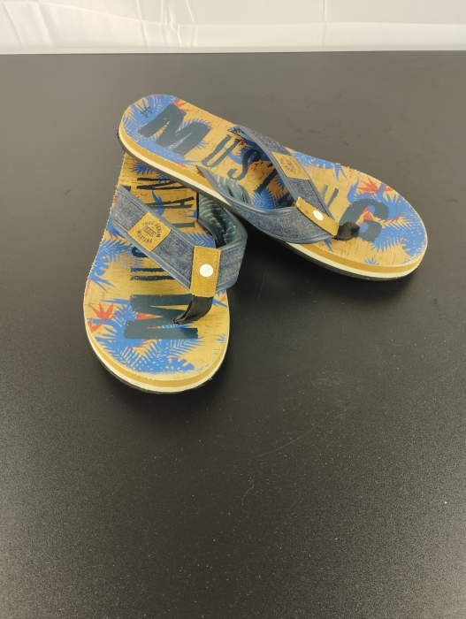 Papuci de plaja, True Denim Mustang,Barbati, Bej,nr 44 [2]