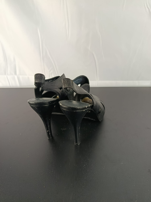 Sandale cu toc,5 TH Avenue ,Negru, nr 36 [5]