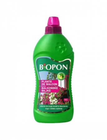 Ingrasamant lichid 1 l - BIOPON ingrasamant plante de balcon 1 l