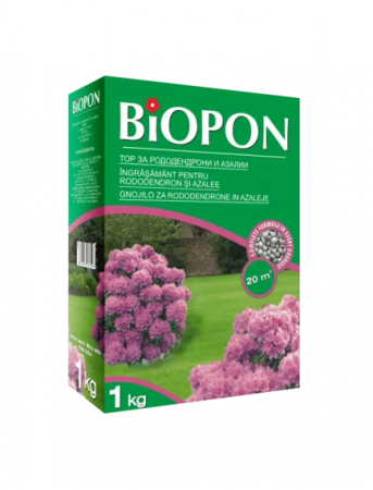 Ingrasamant granulat - BIOPON ingrasamant rododendroni si azalee 1 kg