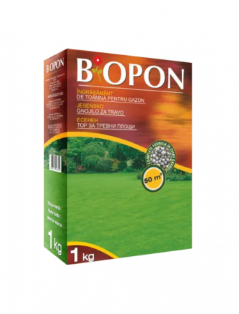 Ingrasamant de toamna - BIOPON ingrasamant de toamna pentru gazon 1 kg
