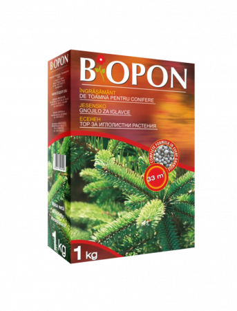 Ingrasamant de toamna - BIOPON ingrasamant de toamna pentru conifere 1 kg
