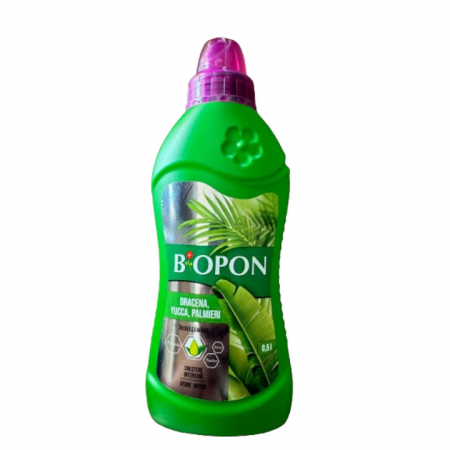 Ingrasamant lichid 0.5 l - Biopon ingrasamant  pentru Dracena, Yucca, Palmier 0.5L