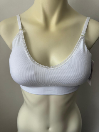 Sutien Clasic - Bustiera Dana cu inchidere tip sutien , alb