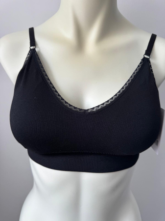 Sutien Clasic - Bustiera Dana cu inchidere tip sutien, negru