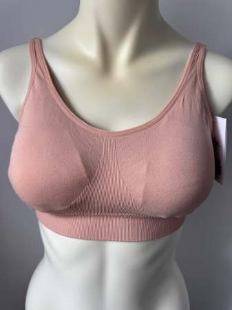 Sutien Clasic - Bustiera Adina cu inchidere tip sutien, soft confort , nude