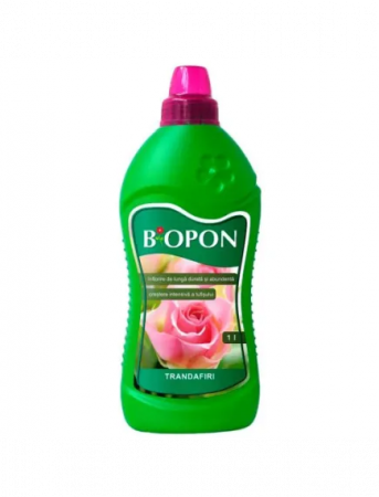 Ingrasamant lichid 1 l - BIOPON ingrasamant pentru trandafiri 1 l