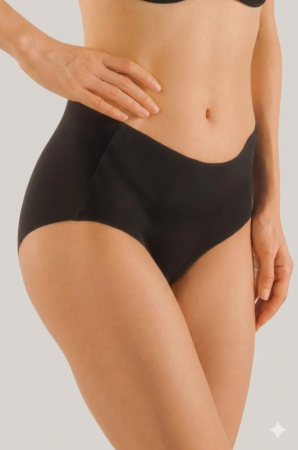 Haine noi - Chiloți Damă fără Cusături, Invizibili pe sub Haine, Material Fin și Elastic, Negru M-XXL