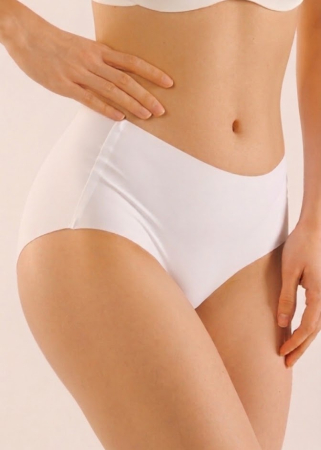 Haine noi - Chiloți Damă fără Cusături, Invizibili pe sub Haine, Material Fin și Elastic, Alb M-XXL