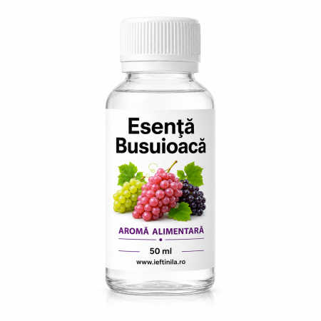 Arome Alimentare și Esențe Concentrate - Sticluta esenta de busuioaca aroma alimentara struguri 50ml Ieftinila