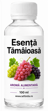 Arome Alimentare și Esențe Concentrate - Sticluta esenta de tamaioasa aroma alimentara struguri 100ml Ieftinila