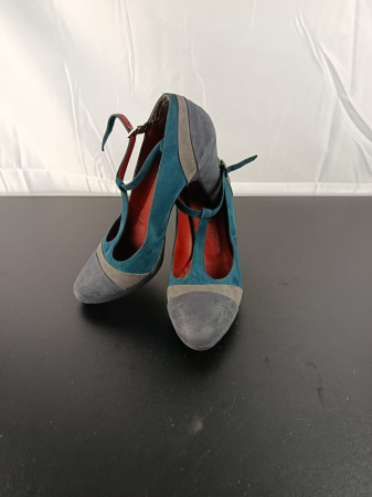 Pantofi - Pantofi cu toc, Ramblas Italy ,Dama, gri, nr 38