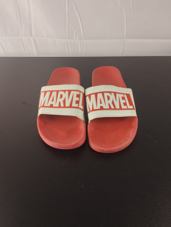 Papuci - Papuci , Brabati, Marvel, Rosu-Alb, nr 41/42