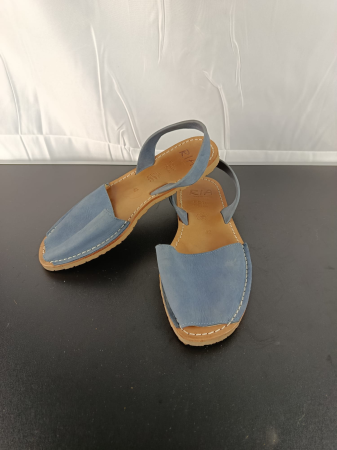 Sandale - Sandale talpa joasa,Ria , Albastru, nr 42