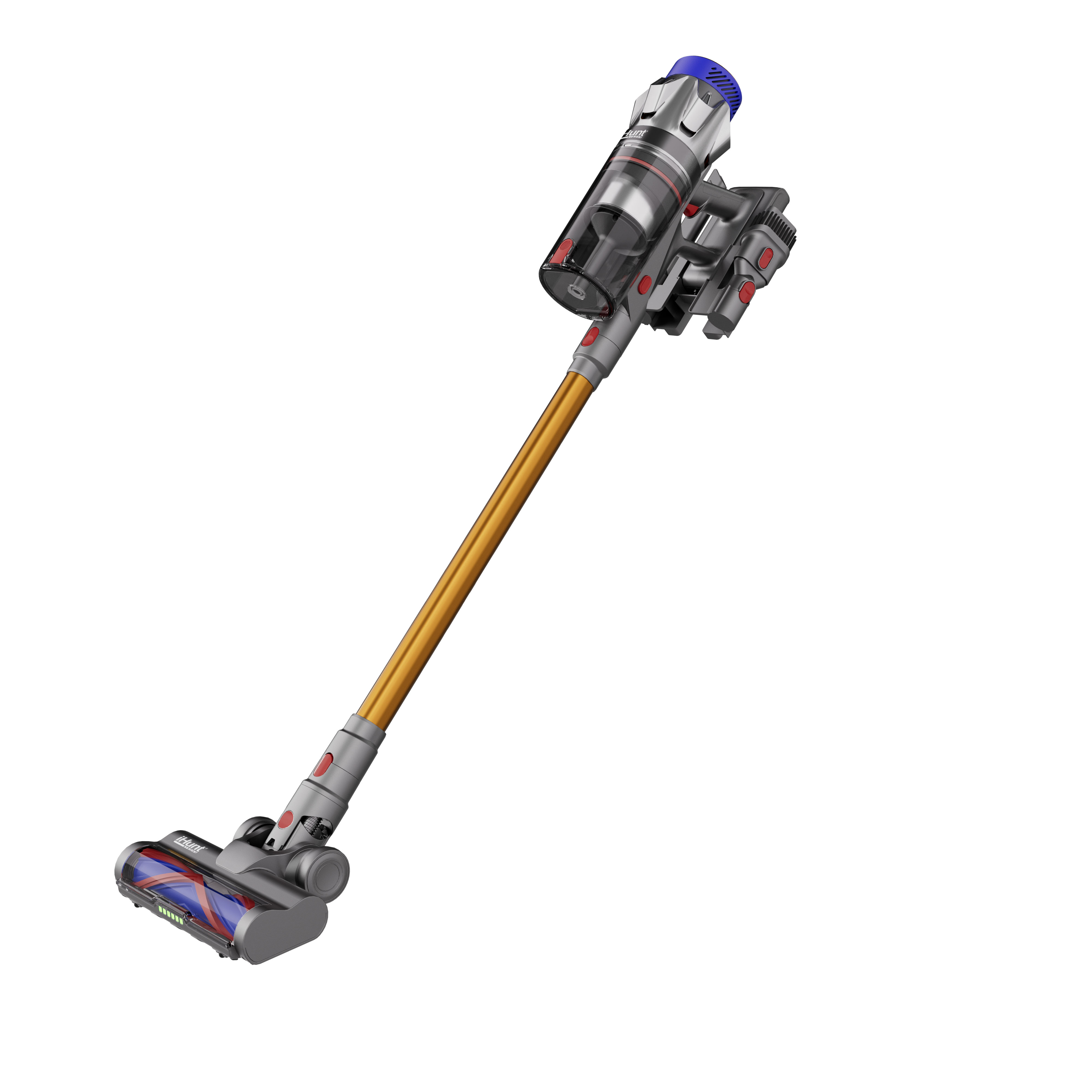 iHunt TurboAERO V19 complet, cu tub auriu și perie motorizată