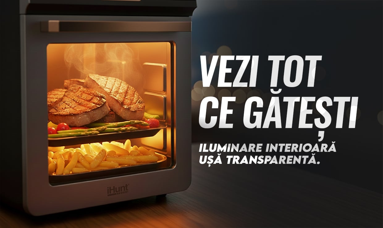 Geam transparent iHunt Bro Air Fryer Oven