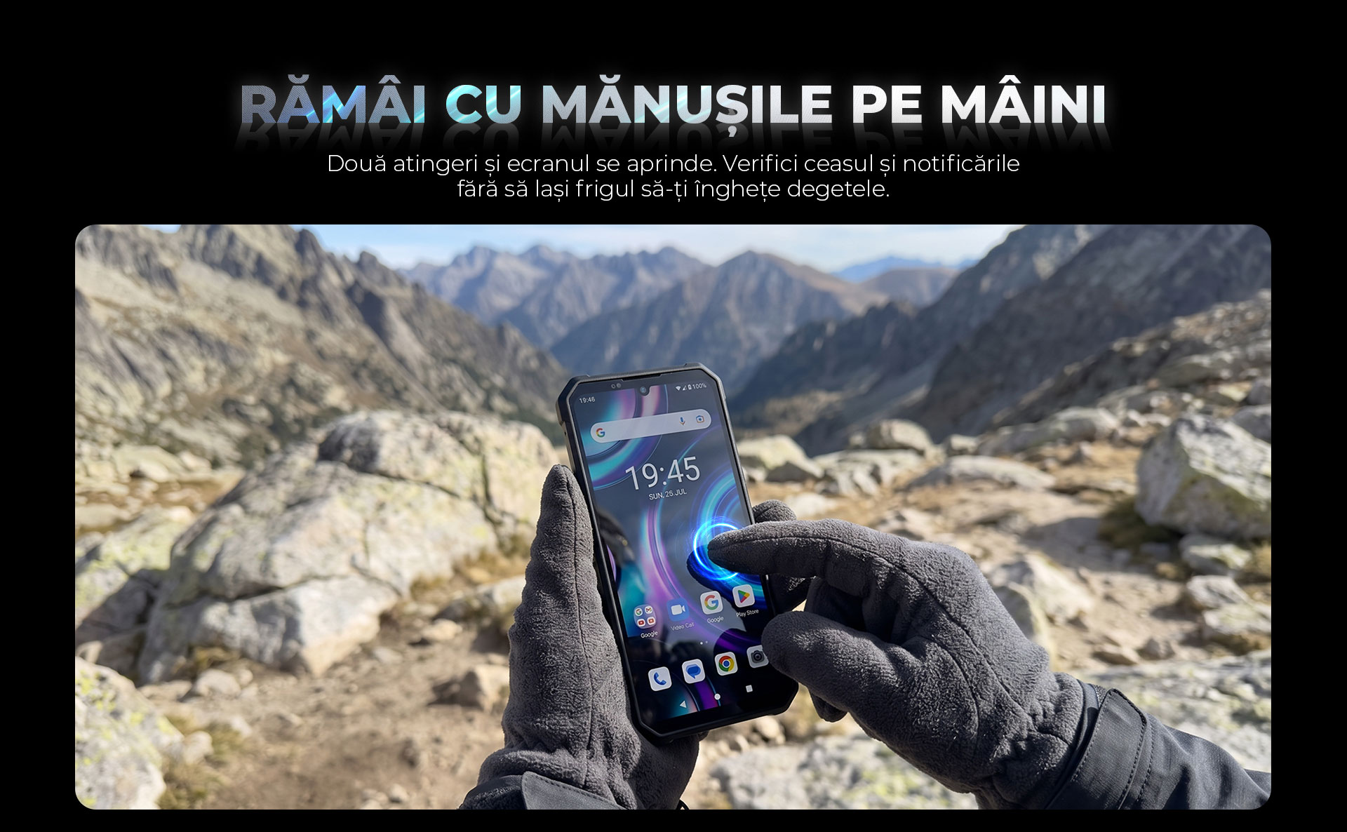 Glove mode ecran iHunt