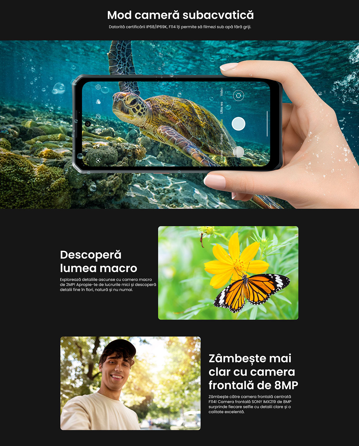 FOSSiBOT F114 Camera Detail