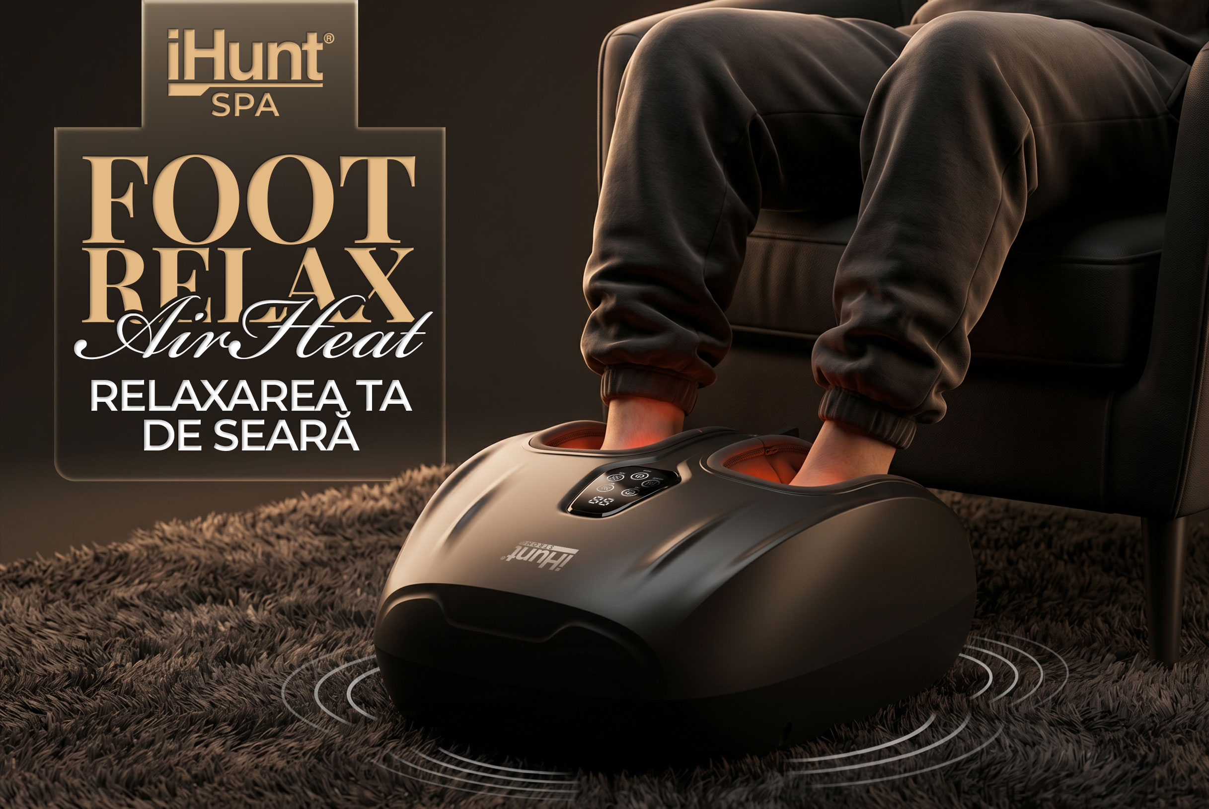 iHunt SPA FootRelax AirHeat - Instant Relaxation