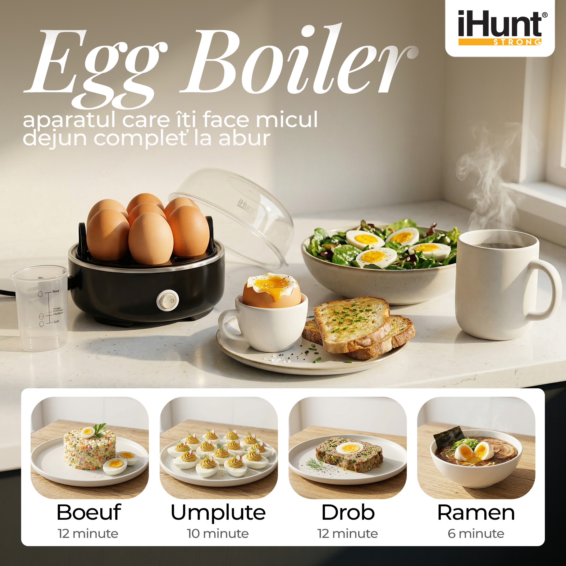 iHunt BRO Egg Boiler Overview