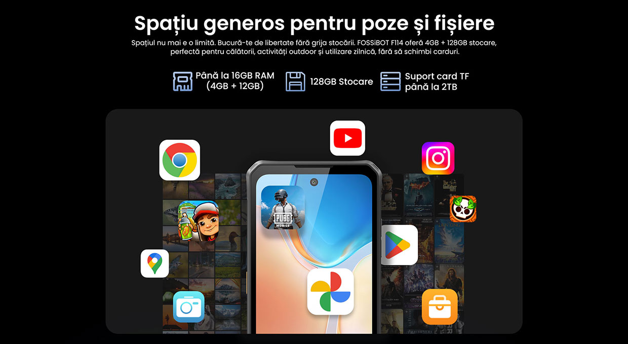 FOSSiBOT F114 Glare LED