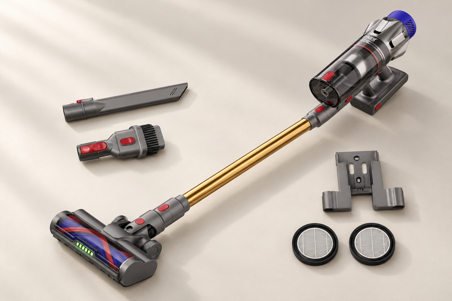 TurboAERO V19 și o selecție a accesoriilor incluse