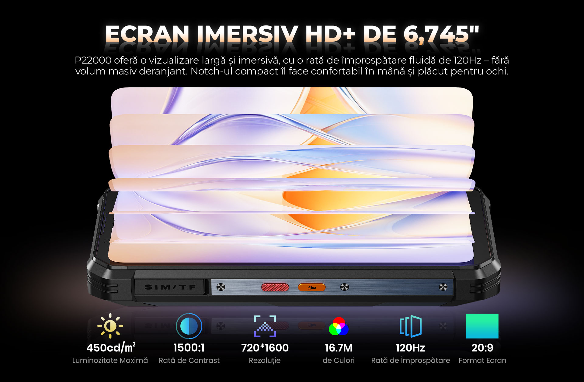 Ecran 120Hz iHunt Titan Music P22000