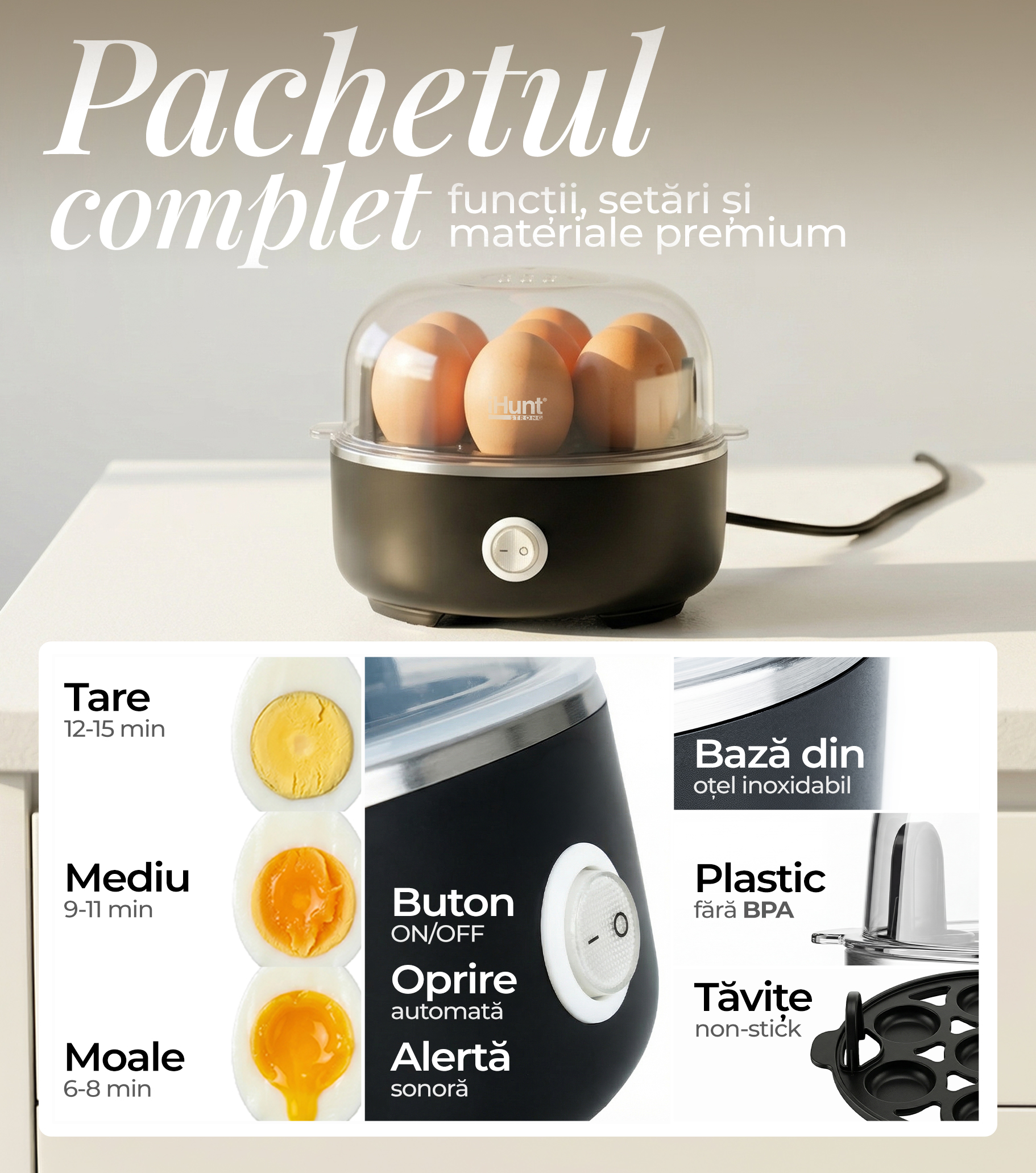 iHunt BRO Capacitate 7 oua