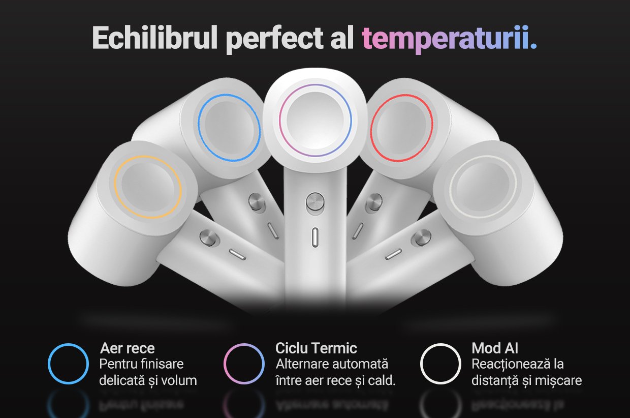 HD7 - moduri de temperatură și LED