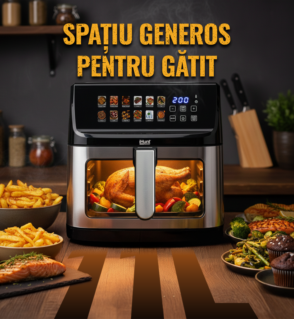 iHunt Bro Air Fryer 11L Imagine 3