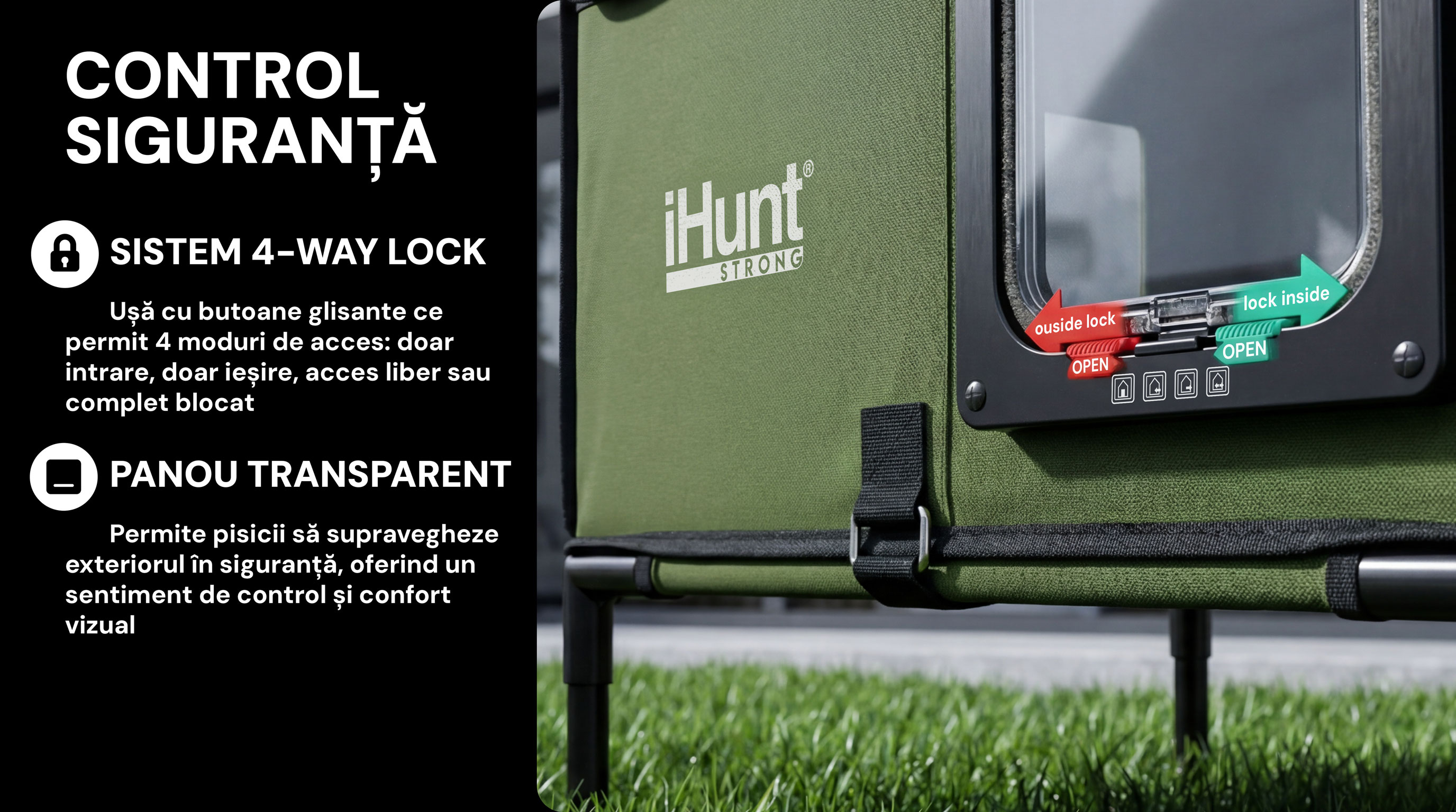 Control acces 4-way lock