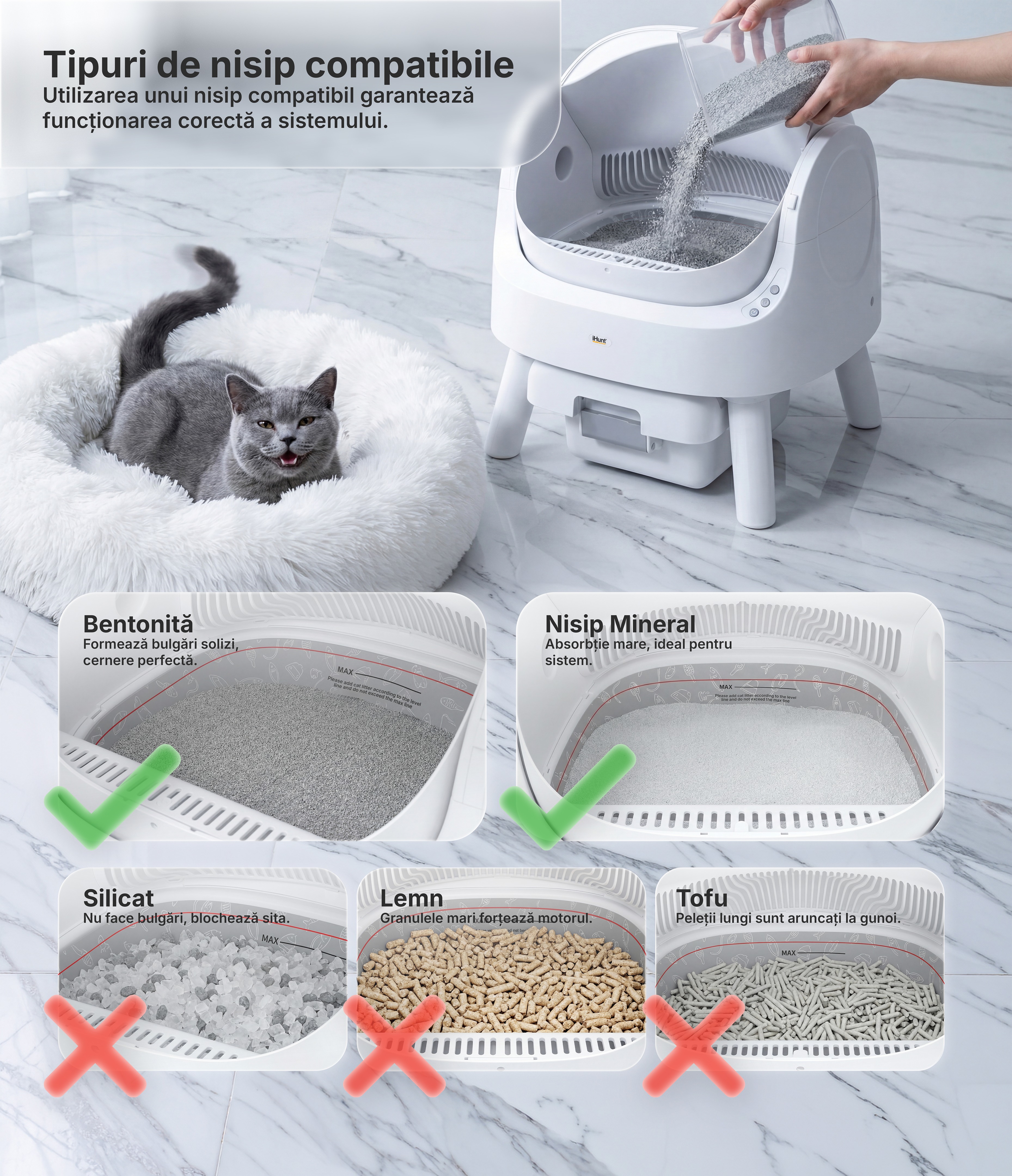 Ghid utilizare nisip