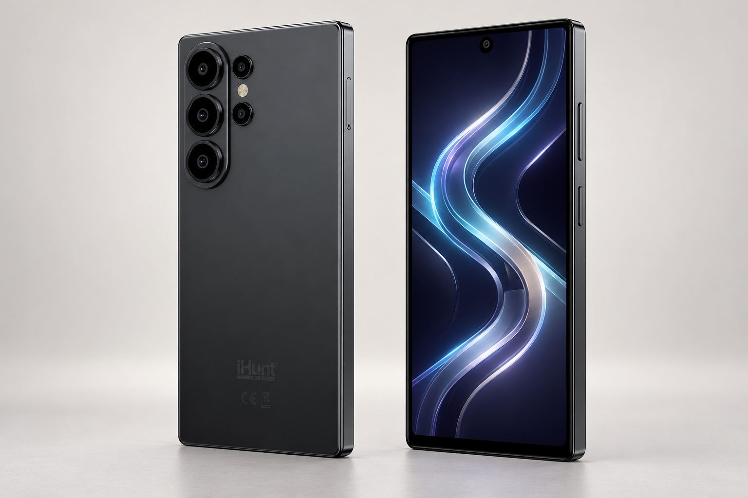 iHunt S27 PRO Black — telefon complet, față și spate