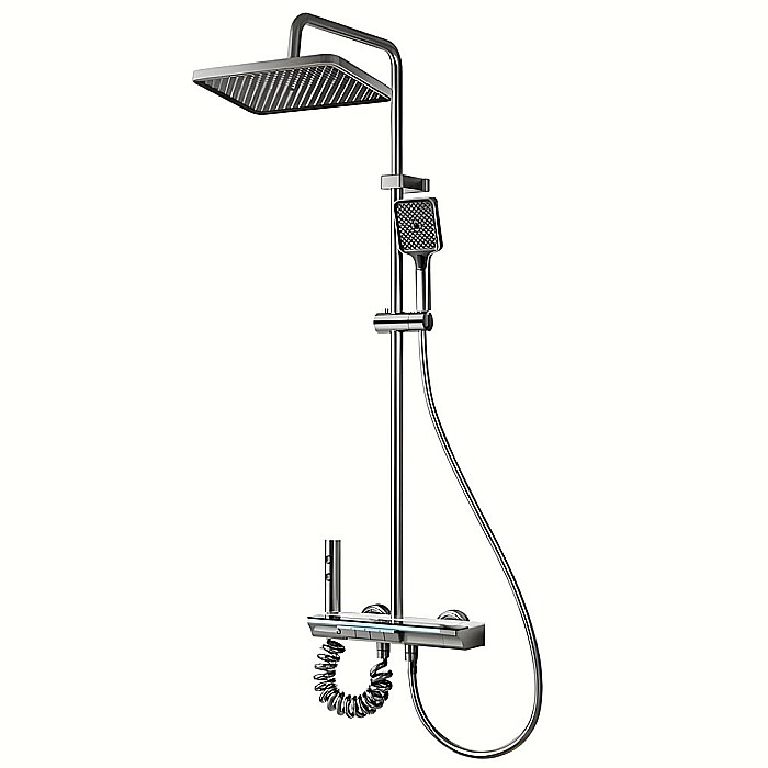 Set de dus smart, iHunt MZ110GR, Display LED, afișaj digital, 4 moduri de curgere, ajustabil [1]