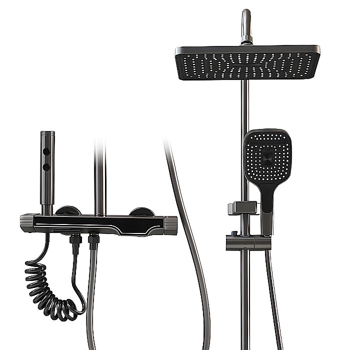 Set de dus smart, iHunt C56, Display LED, afișaj digital, 4 moduri de curgere, ajustabil [2]