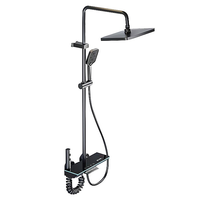 Set de dus smart, iHunt MZ140BL, Display LED, afișaj digital, 4 moduri de curgere, ajustabil [1]