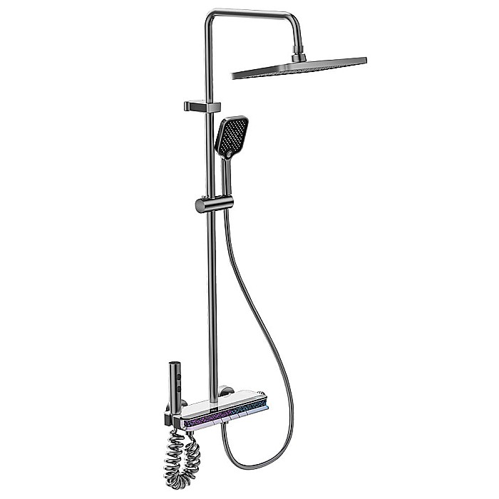 Set de dus smart, iHunt MZ130GR, Display LED, afișaj digital, 4 moduri de curgere, ajustabil [1]