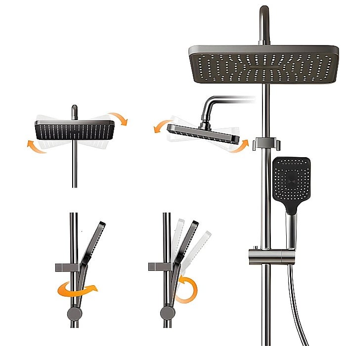 Set de dus smart, iHunt C846, Display LED, 4 moduri de curgere [2]