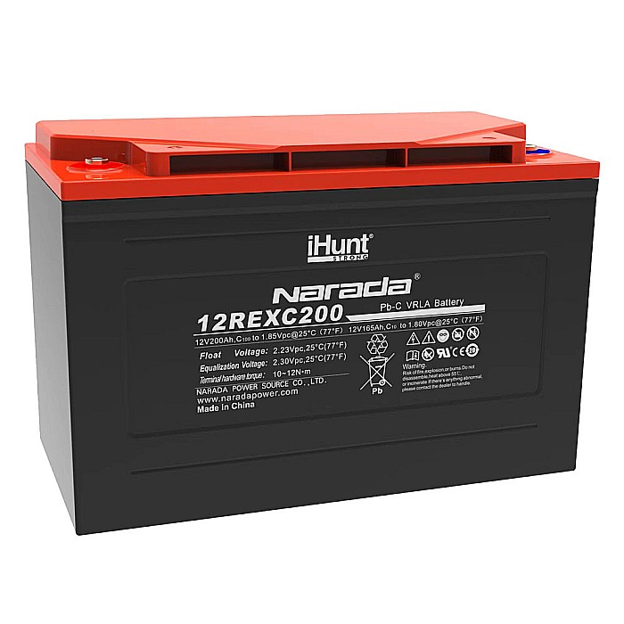 Acumulator plumb carbon iHunt 12V 200Ah REXC [1]