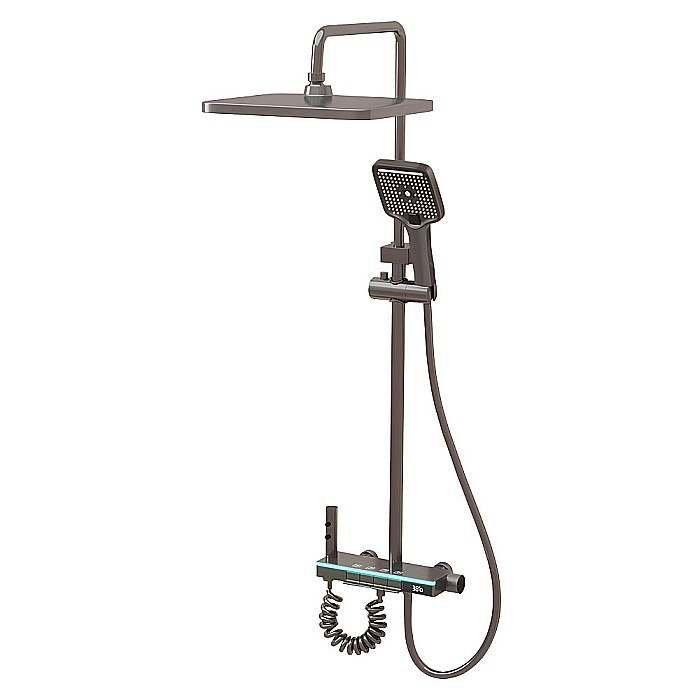 Set de dus smart, iHunt C84, Display LED, afișaj digital, 4 moduri de curgere, ajustabil [2]
