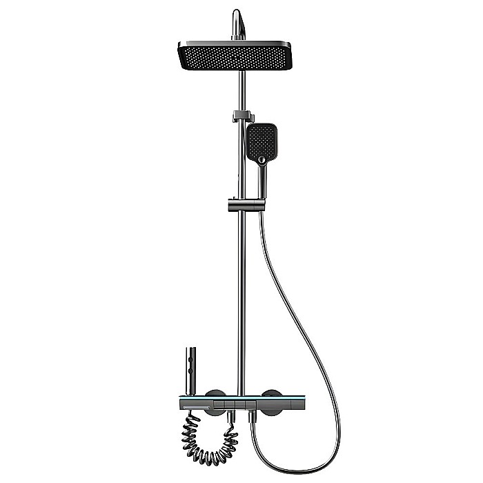 Set de dus smart, iHunt MZ140BL, Display LED, afișaj digital, 4 moduri de curgere, ajustabil [2]