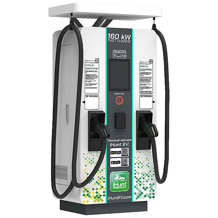 Statie de incarcare ultra rapida cu monetizare iHunt EV DC 160KW V3 2x CCS 2 [2]