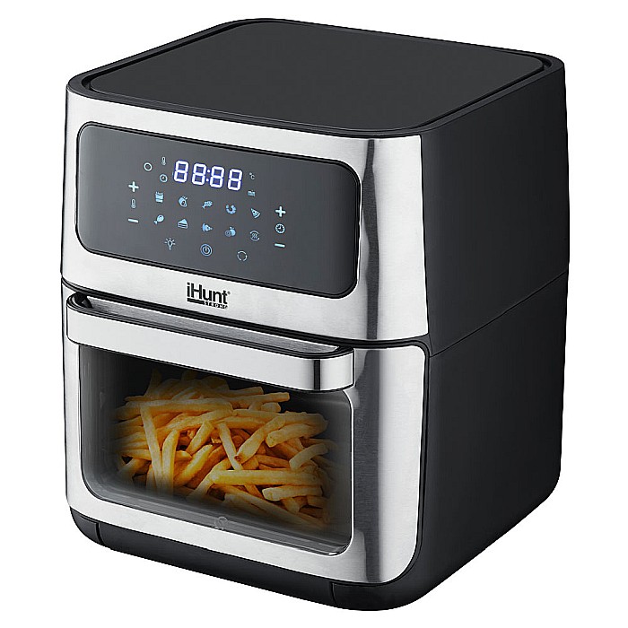 Resigilat Friteuza cu aer cald si rotisor iHunt Bro Air Fryer 12L Rotary [3]