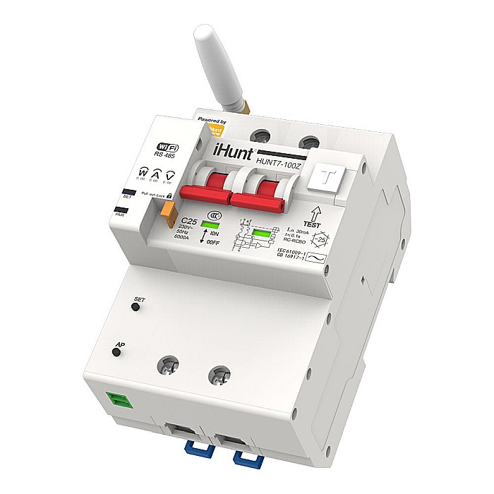 iHunt Home WIFI Smart Metering Leakage Circuit Breaker 2P 16A - Siguranta automata inteligenta cu contorizare [3]
