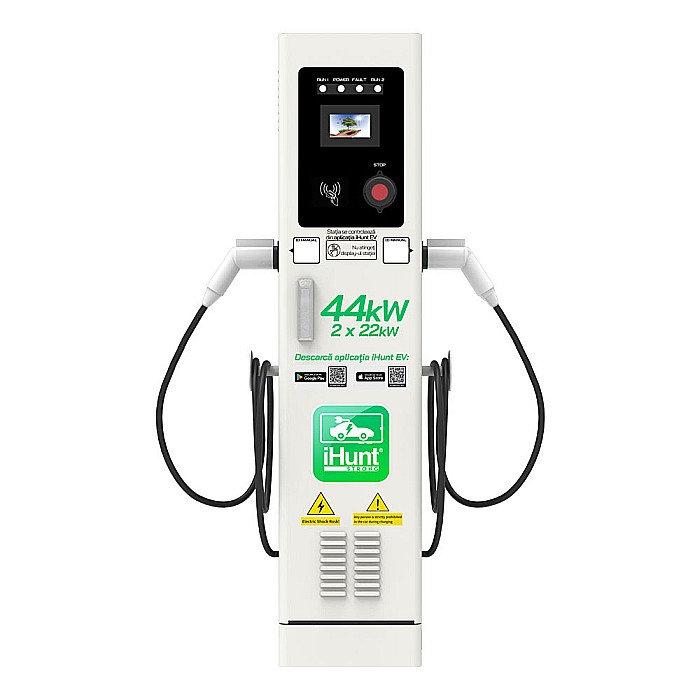 Statie de incarcare cu monetizare iHunt EV 44 kW 2 x Type 2 [1]