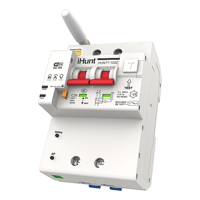 iHunt Home WIFI Smart Metering Leakage Circuit Breaker 2P 16A - Siguranta automata inteligenta cu contorizare [4]