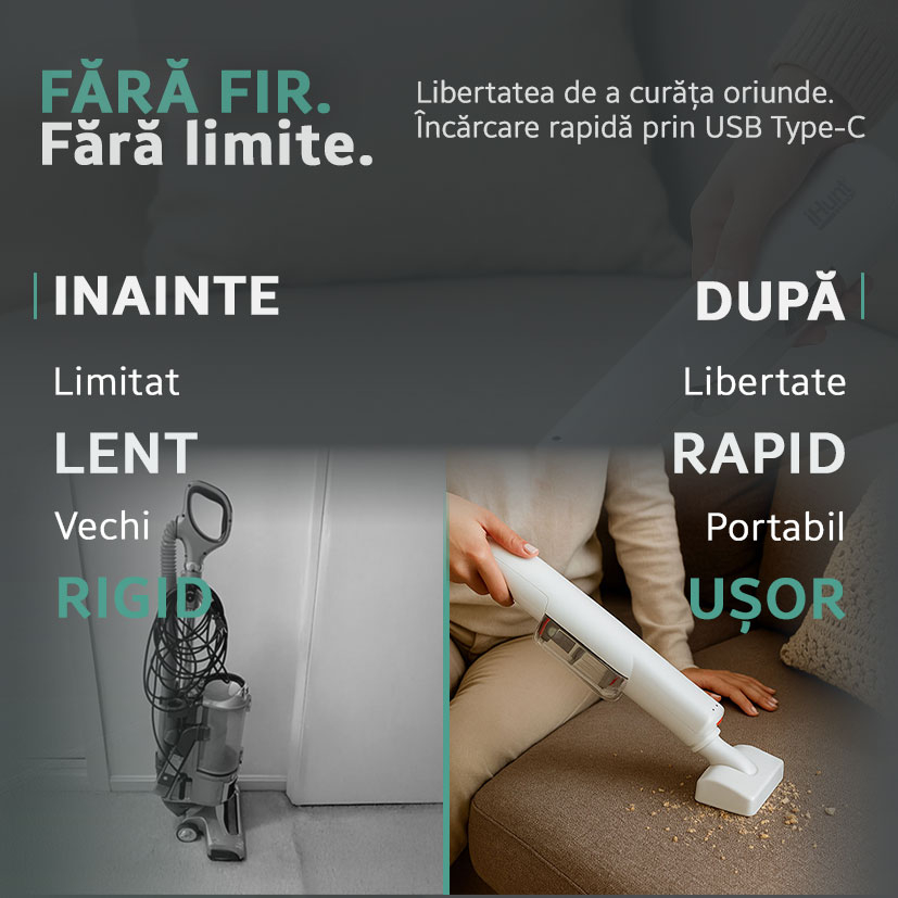 Resigilat aspirator de mana fara fir iHunt Bro Vacuum Cleaner 3-in-1 [5]