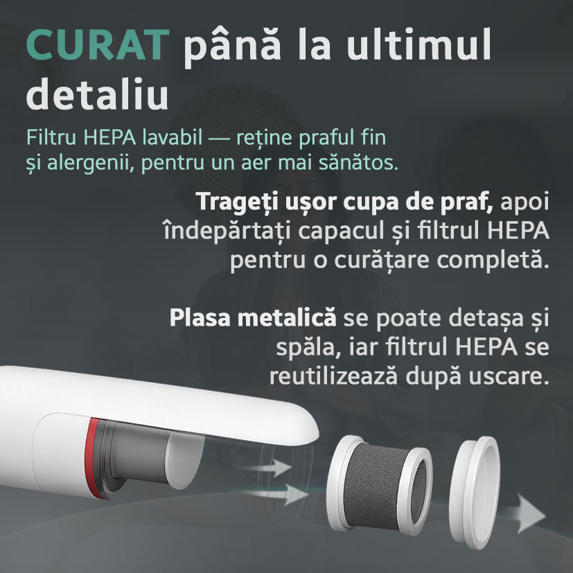 Aspirator de mana fara fir iHunt Bro Vacuum Cleaner 3-in-1 [4]