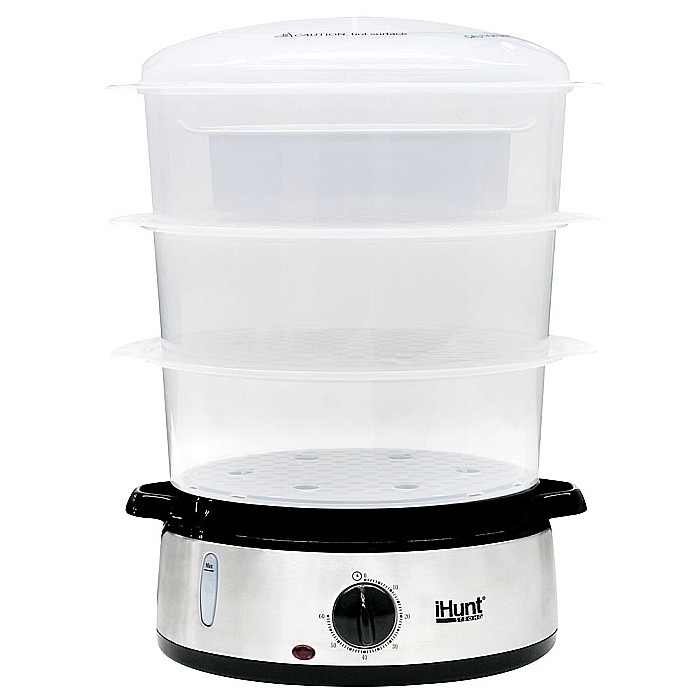 Aparat de gatit cu aburi iHunt Bro Food Steamer XXL 9L [2]